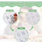 Magic Reusable Kids Copybook Set – 4 Books + Free Pen, Grip & 10 Refills