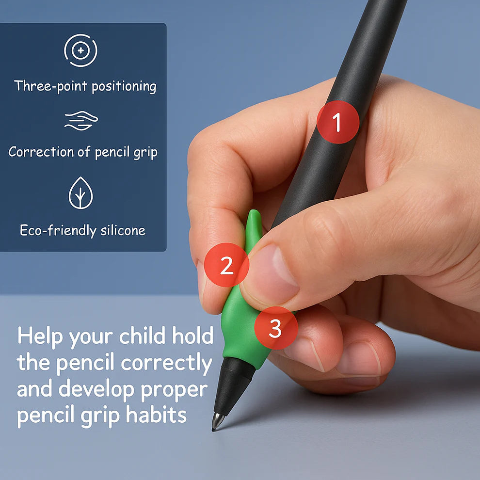 Magic Reusable Kids Copybook Set – 4 Books + Free Pen, Grip & 10 Refills